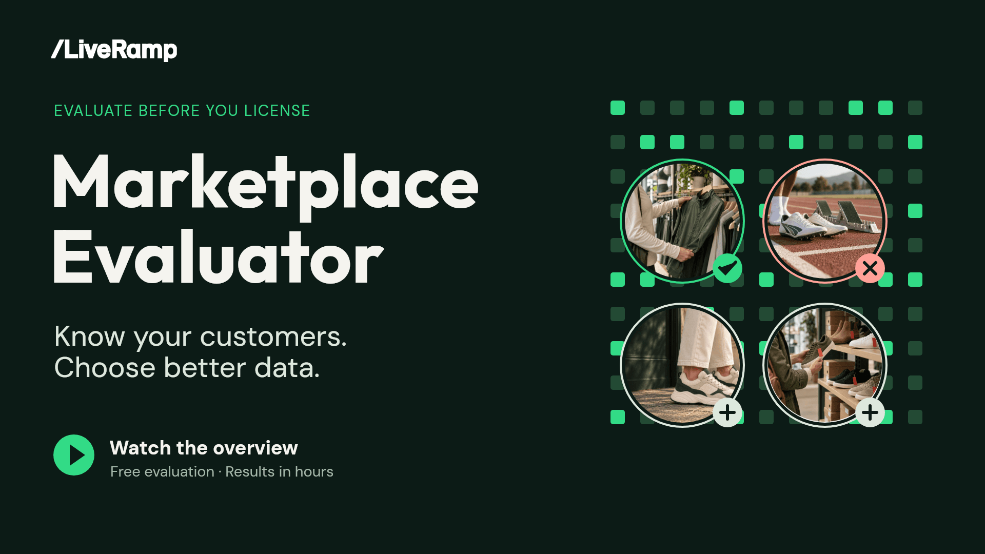 Marketplace Evaluator — Know your customers. Choose better data.
